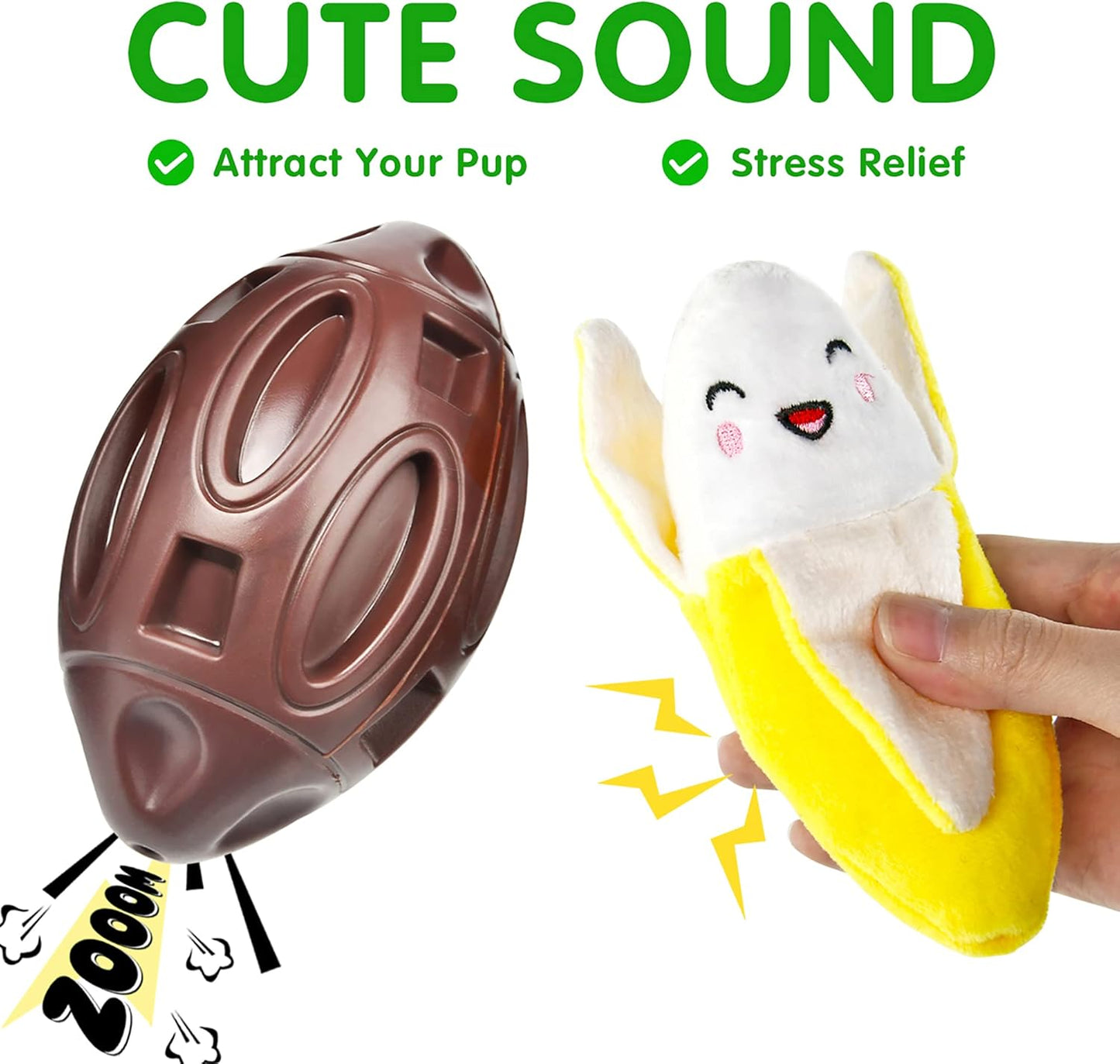 Dog Chew Toys for Puppies Teething, 14 Pack Puppy Chew Toys Tug of War Dog Toy Bundle Chew Ball Dog Squeaky Toys Iq Treat Ball Rubber Bone Puppy Teething Chew Toys Small Dog Puppy Toys